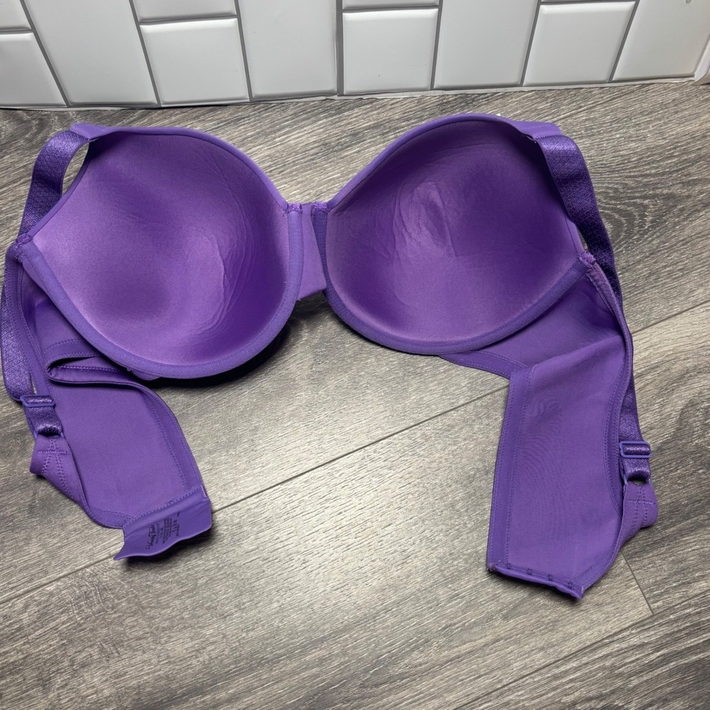 Vanity Fair Beautiful Benefits Purple Full Figure Underwire Bra 76380 44C - Picture 6 of 6